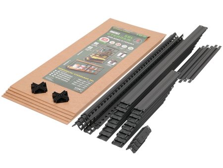 Стеллаж SBL 180KD/90x45/5 (Черный)