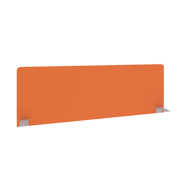 Экран тканевый Slim С.ТЭКР-5 Ткань 1290x450x22 (Оранжевый)