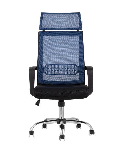Кресло офисное TopChairs Style голубое (Компьютерное кресло Style голубой)