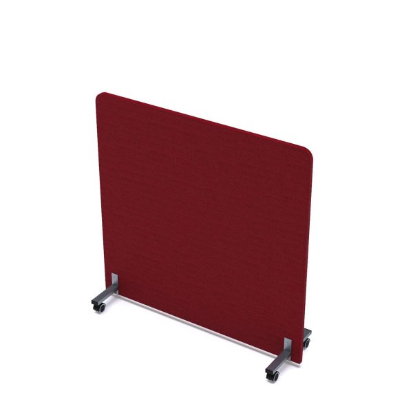Акустическая мобильная перегородка SOFTOffice 011.МП.1212 1200x377x1200 (Red)