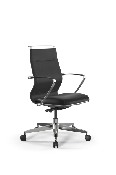 Кресло для руководителя Метта SynchroSit Well M3-192K - Extra /Ach46/Wm12/K5cL(M23.B22.G18.W03) (Черный)