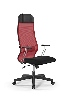 Кресло для руководителя Метта Sit 10 B1-111T - X2+UMF(X1) /Ub00/Wh00/T1bp-c(M09.B02.G15.W01)