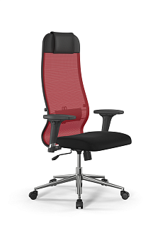Кресло для руководителя Метта Sit 10 B1-111D - X2+UMF(X1) /Ub00/Wh00/D02P(M09.B23.G18.W01)