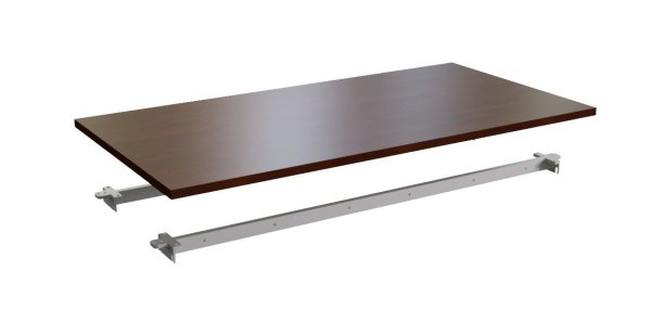 Столешница одинарная 140 Steel 11140 1400x700x25 (Дуб темный)