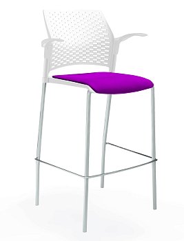 Стул барный Rewind ЦБ-00016930 Фуксия/Белый
