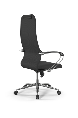 Кресло для руководителя Метта Sit 8 B1-10K - UMF(X1) /Uh02/Wh00/K1cL(M09.B23.G18.W01) (Темно-серый)