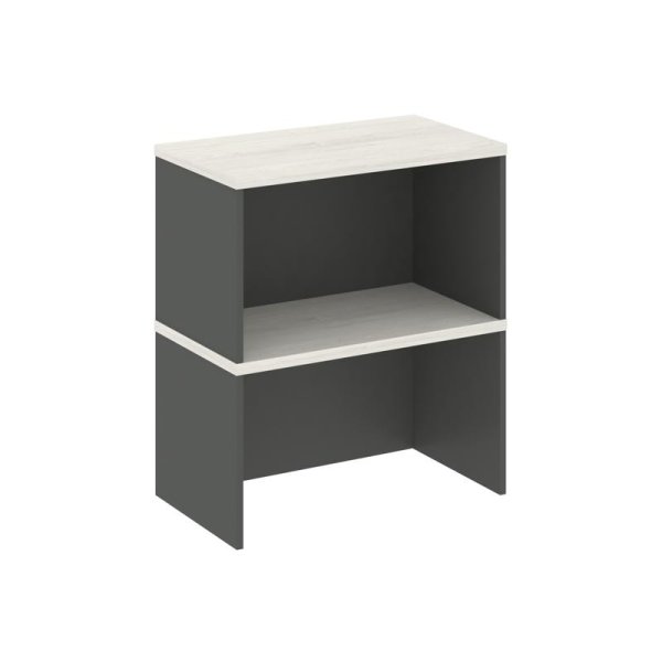 Надставка на тумбу 2 яруса SN.NT-006 (800х400х800) (Антрацит/Дуб Наварра)