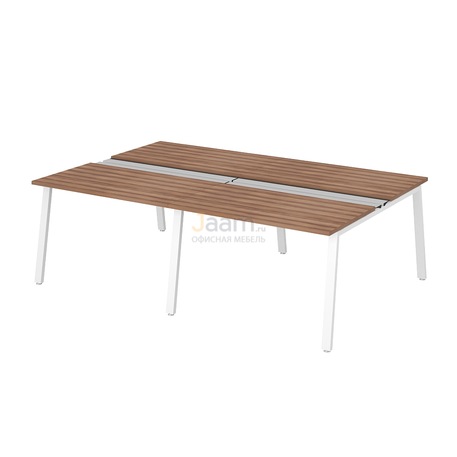 Мебель для персонала Рабочая станция на металлокаркасе ПК-ТНП-СР280Х160Н4/МКА/БЭ/КК