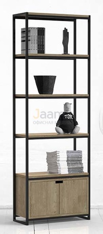 Мебель для персонала Стеллаж низкий с ящиком METALFRAME OAK 4