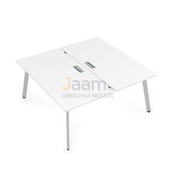 Мебель для персонала Стол системы БЕНЧ на 2 рабочих места порошковое покрытие 10БД.284