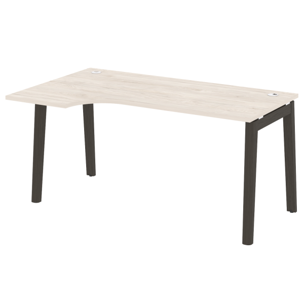 Стол эргономичный левый на деревянных опорах Onix Wood OW.SA-1L 1580x980x750