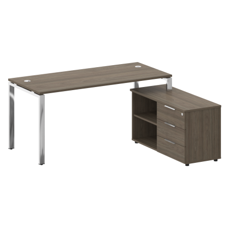 Стол для руководителя с тумбой правый БГ.СРТ-4.7 (R) 1700x1520x750