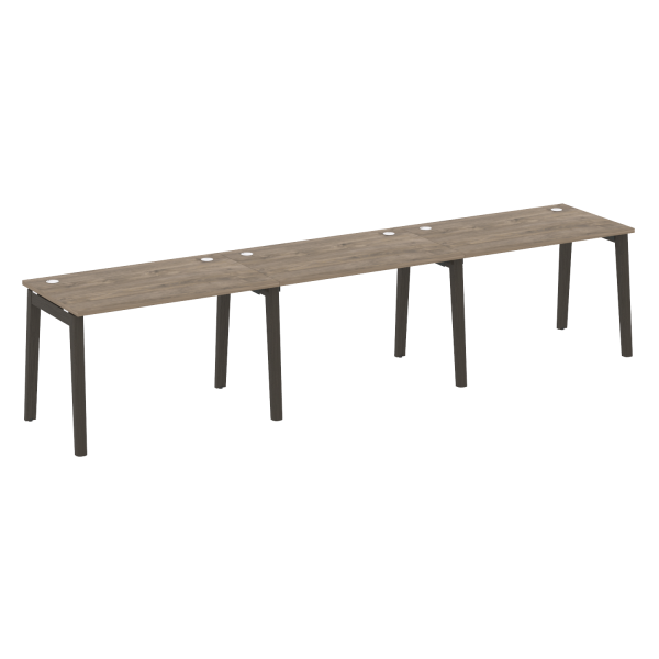 Рабочая станция на деревянных опорах Onix Wood OW.RS-3.2.7 3540x720x750