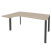 Стол эргономичный левый на П-образном м/к Onix O.MP-SA-4L 1580x1180x750