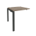 Наборный элемент рабочей станции на П-образном м/к Onix O.MP-1.NRS-0.8 780x800x750