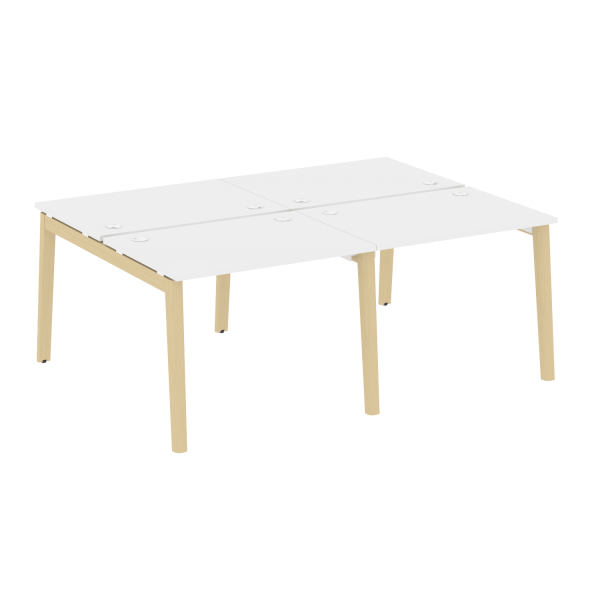 Рабочая станция на деревянных опорах Onix Wood OW.D.RS-4.1.7 1960x1475x750