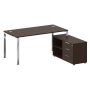 Стол для руководителя с тумбой правый БГ.СРТ-4.8 (R) 1700x1620x750