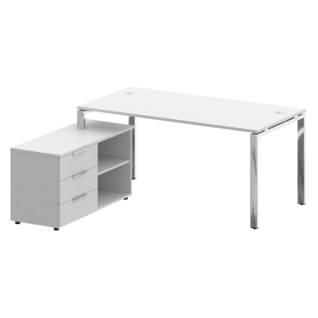 Стол для руководителя с тумбой левый БГ.СРТ-4.8 (L) 1700x1620x750
